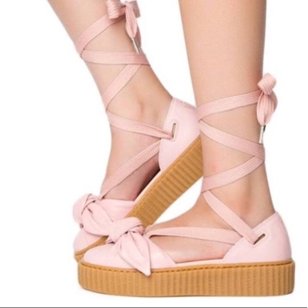 Fenty Puma by Rihanna Creeper Bandana pink leather - Picture 2 of 8